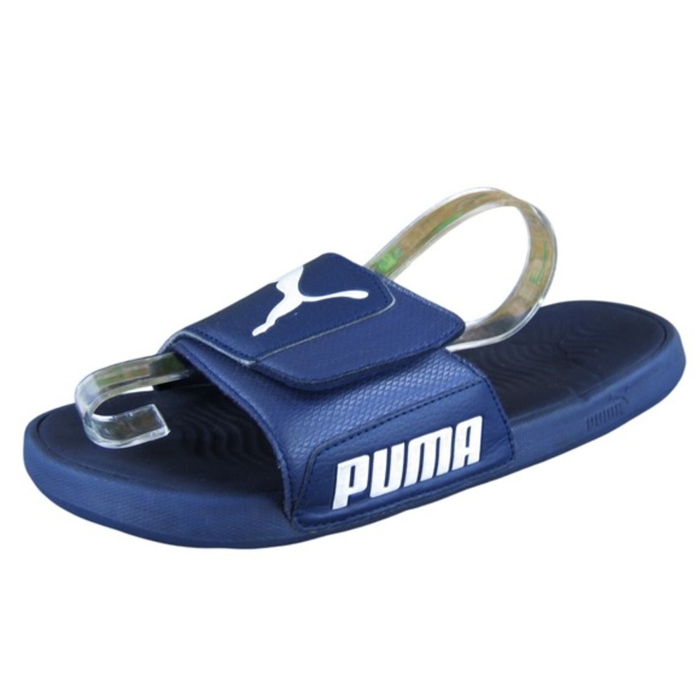 Puma Men  Slide Blue Synthetic Size 8 Medium ‎ Used 2025